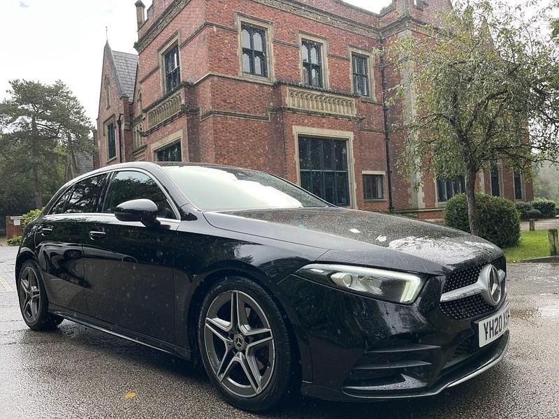 Black Used 2020 Mercedes A180 AMG line Hatchback | £11,481 (Fair price) - Image 1/4