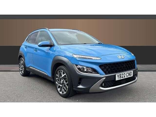 Blue Used 2022 Hyundai Kona Premium SUV | £18,107 (Fair price) - Image 1/4