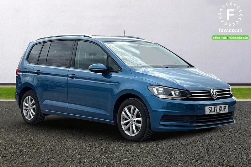 Blue Used 2017 VW Touran SE MPV | £14,499 (Fair price) - Image 1/3