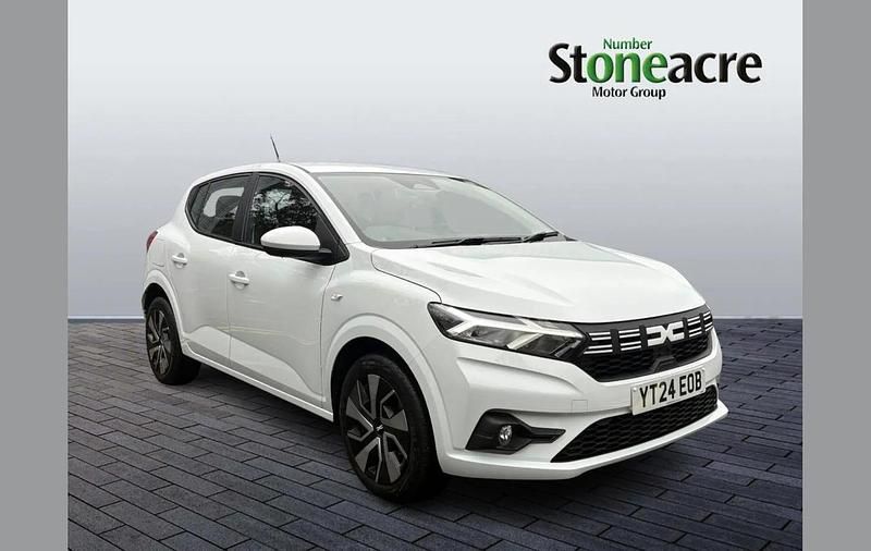 White Used 2024 Dacia Sandero Expression Hatchback | £10,995 (Super price) - Image 1/4