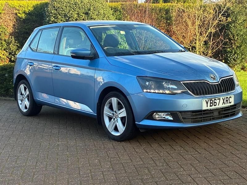 Used Skoda Fabia SE L 2017 Blue Hatchback