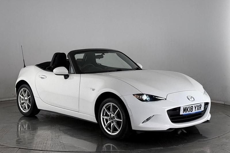 White Used 2018 Mazda MX5 Cabriolet | £11,550 (Good price) - Image 1/1