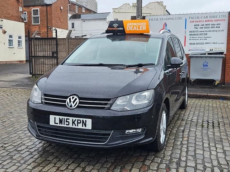 Used VW Sharan 150 HP (110 kW) 2015 Black MPV