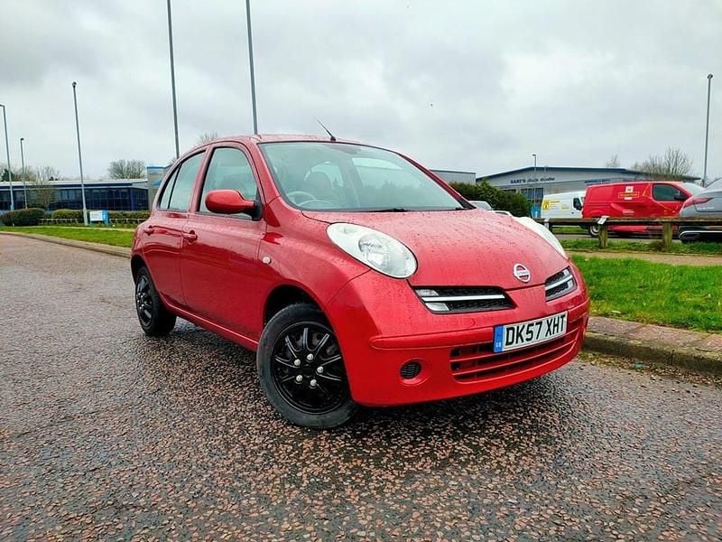 Used Nissan Micra 88 HP (64 kW) 2007 Red Hatchback