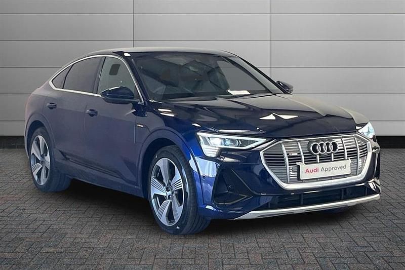Navarra blue Used 2021 Audi e-tron S-Line SUV | £24,990 (Fair price) - Image 1/4