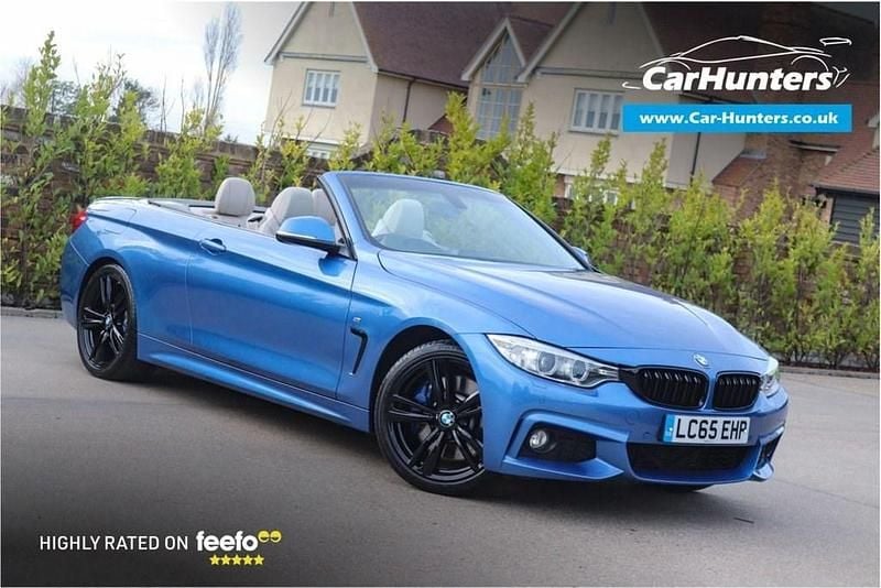 Blue Used 2015 BMW 428 M Sport Cabriolet | £13,495 (Fair price) - Image 1/4