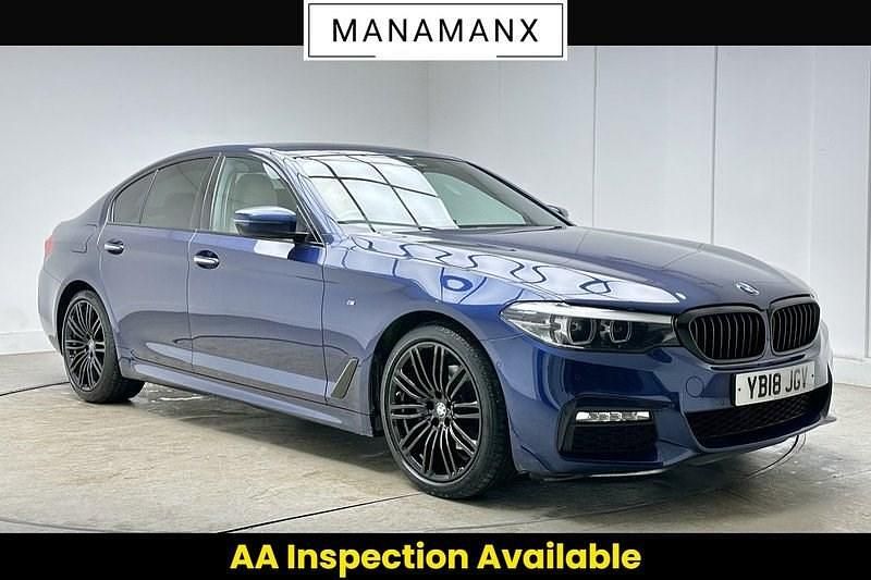 Used BMW 520 M Sport 2018 Blue Sedan