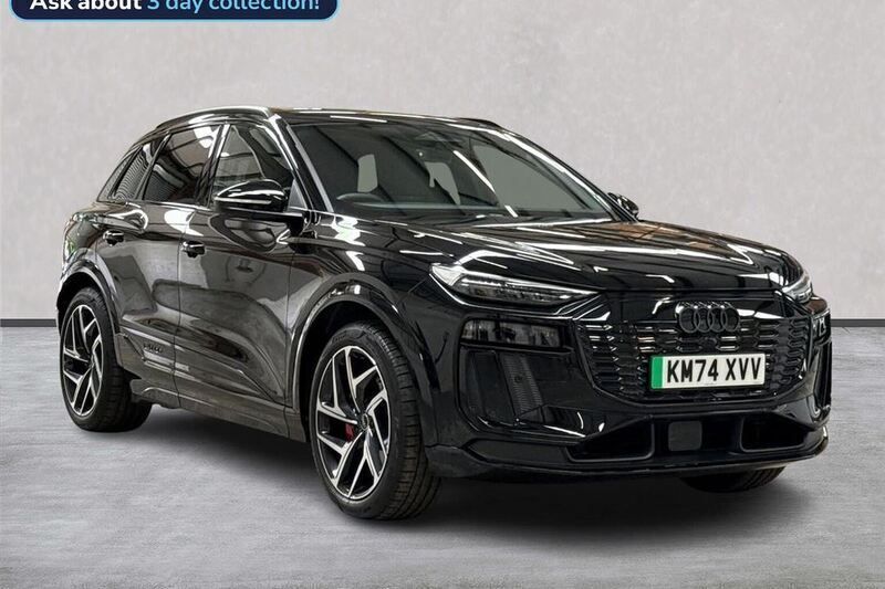 Black Used 2024 Audi Q6 e-tron Advanced SUV | £58,214 (Fair price) - Image 1/4