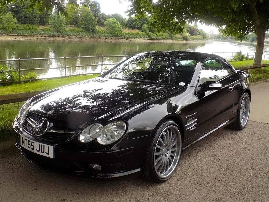 Used Mercedes SL55 AMG AMG 2005 Black Cabriolet