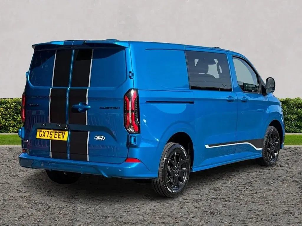 Used Ford Transit Custom Sport 232 HP (170 kW) 2025 Blue Van