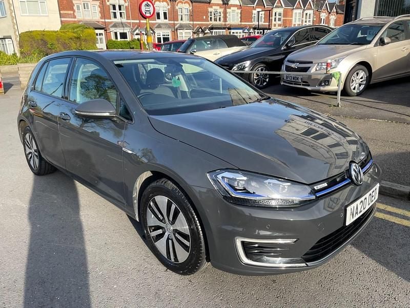 Begagnad VW e-Golf 99 kW (135 HK) 2020 Grå Halvkombi