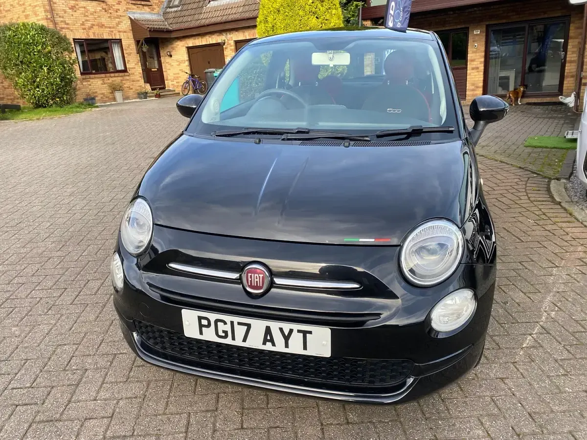 Used Fiat 500 Pop Star 69 HP (50 kW) 2017 Black Hatchback