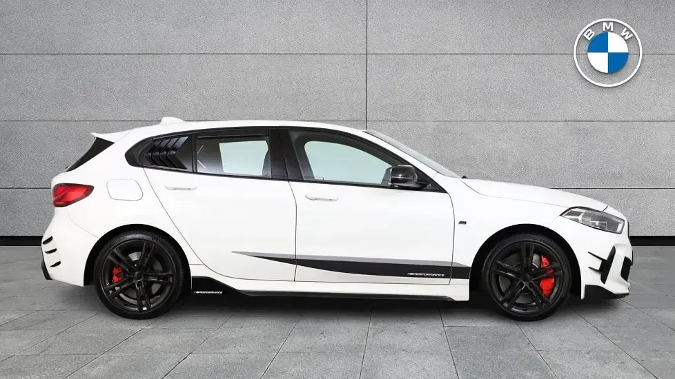 Used BMW M135 Comfort Edition 306 HP (225 kW) 2019 White Hatchback