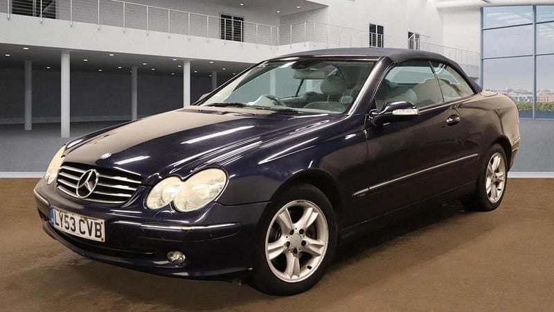 Used Mercedes CLK320 Avantgarde 2003 Blue Cabriolet