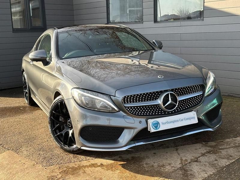 Used Mercedes C250 AMG Line Premium Plus 204 HP (150 kW) 2018 Grey Coupe