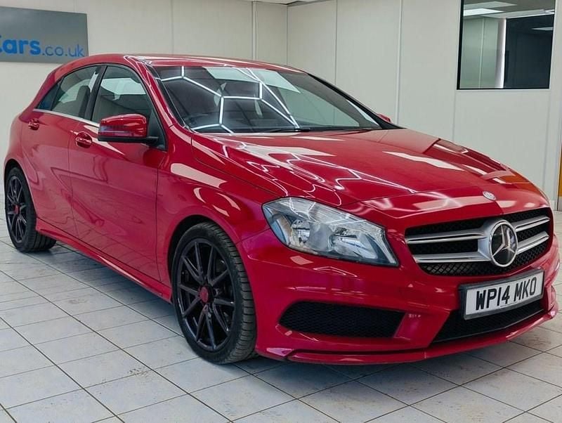 Used Mercedes A200 AMG 136 HP (100 kW) 2014 Red Hatchback
