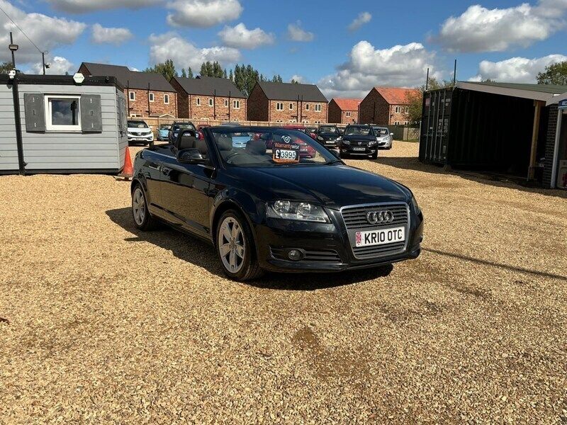 Black Used 2010 Audi A3 Cabriolet Sport Cabriolet | £3,995 (A bit pricey) - Image 1/4