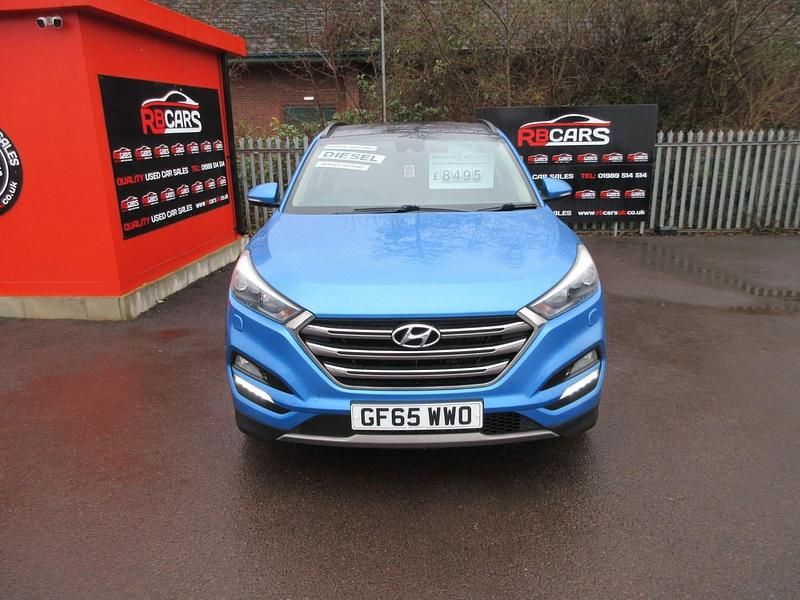 Used Hyundai Tucson Premium SE 136 HP (100 kW) 2015 Blue SUV