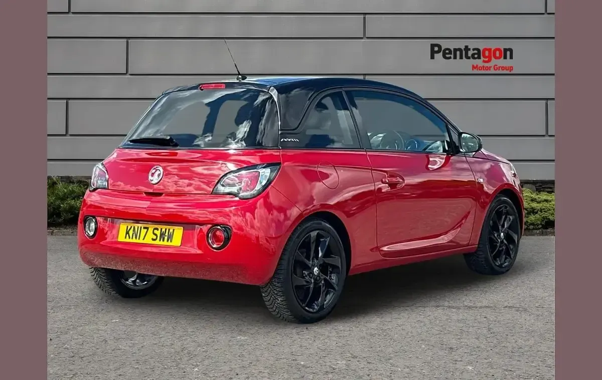 Used Vauxhall Adam 68 HP (50 kW) 2017 Red Hatchback