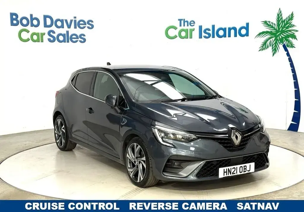 Usado Renault Clio V RS Line 90 HP (66 kW) 2021 Cinzento Citadino