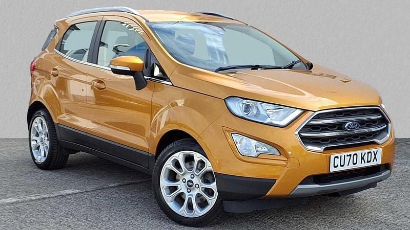Yellow Used 2020 Ford Ecosport Titanium SUV | £12,910 (Fair price) - Image 1/4