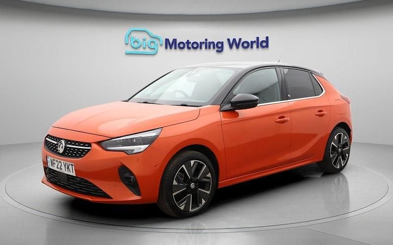 Used Vauxhall Corsa-e Elite 100 kW (136 HP) 2022 Orange Hatchback