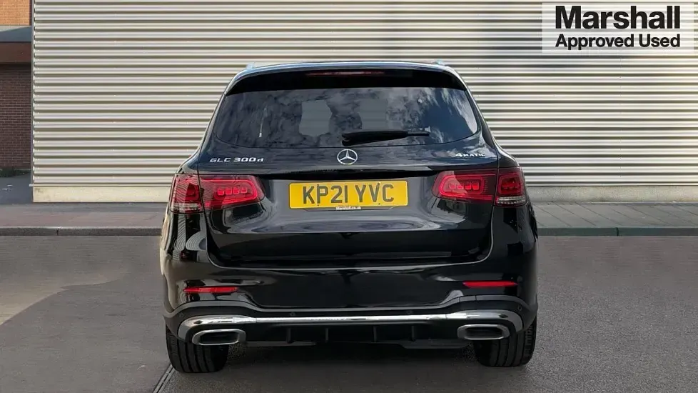Used Mercedes GLC300 AMG Line Premium 245 HP (180 kW) 2021 Black SUV