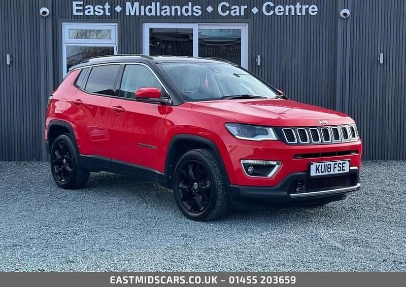 Used Jeep Compass Limited 140 HP (102 kW) 2018 Red SUV