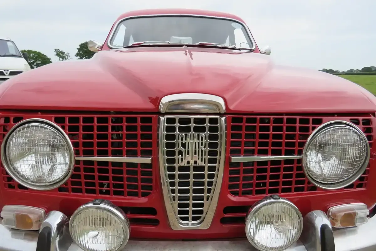Used Saab 96 38 HP (27 kW) 1967 Red Sedan