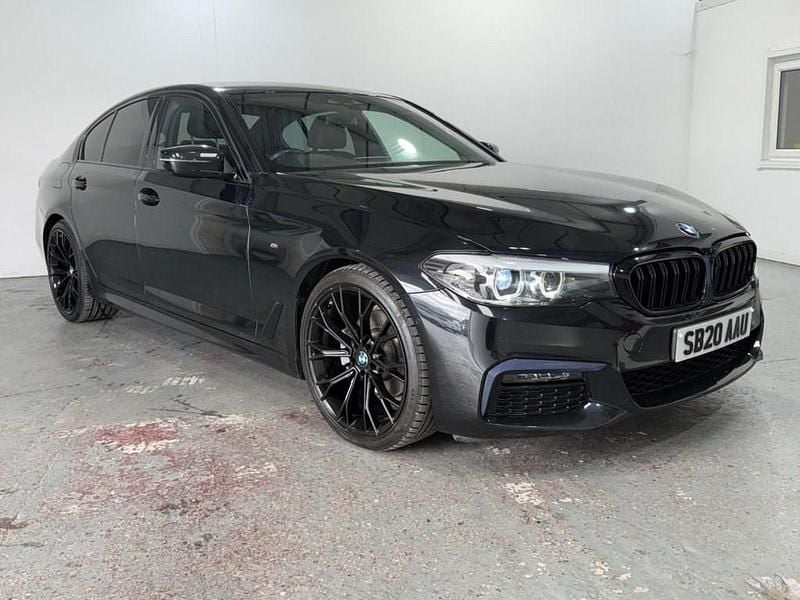 Black Used 2020 BMW 520 M Sport Sedan | £16,995 - Image 1/4