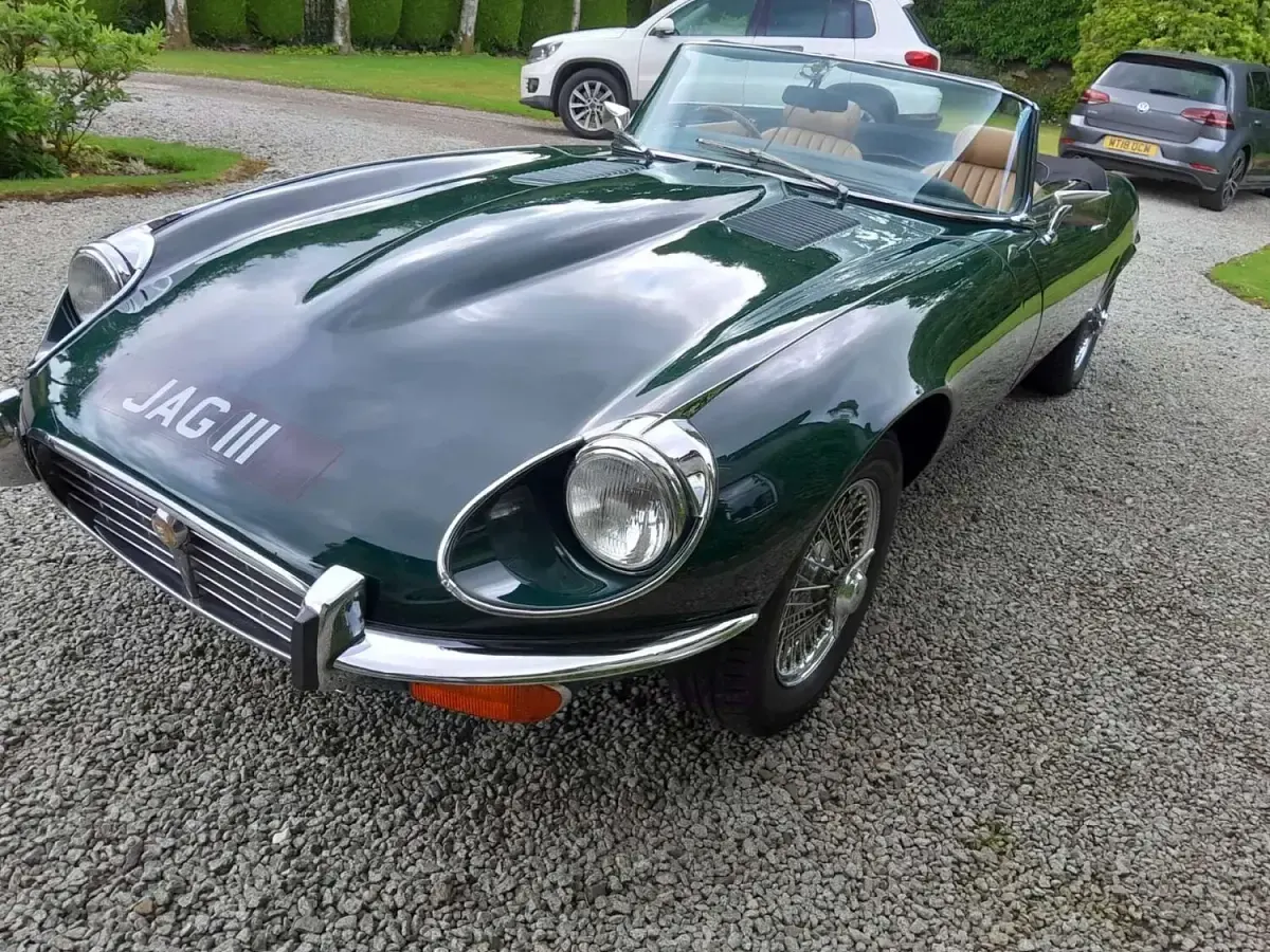 Used Jaguar E-Type 1972 Green Cabriolet