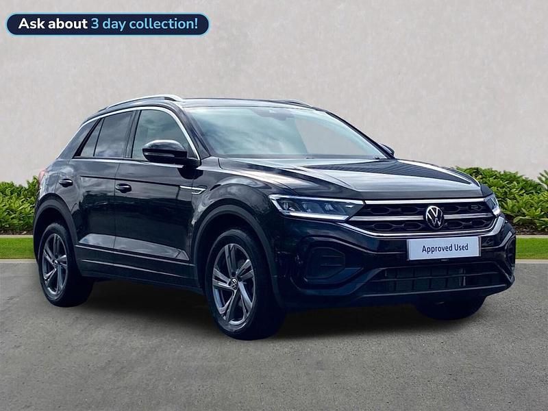 Black Used 2023 VW T-Roc R-line SUV | £25,998 (A bit pricey) - Image 1/4