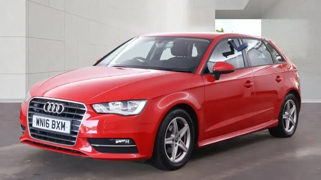 Used Audi A3 Black Edition 2016 Red Hatchback