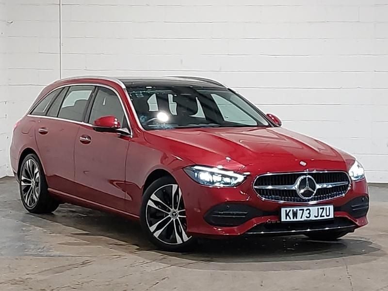 Red Used 2023 Mercedes C200 Exclusive Luxury Estate | £31,998 (Expensive) - Image 1/4