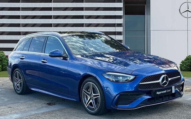 Used 2025 Mercedes C300e AMG Line Premium Plus Estate | £31,143 (Super price) - Image 1/4