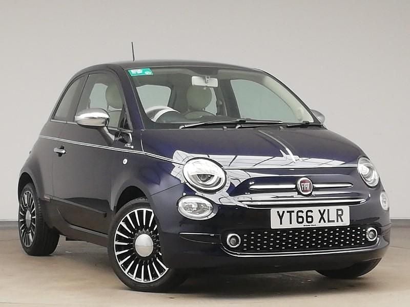 Blue Used 2016 Fiat 500 Riva Hatchback | £8,498 (Expensive) - Image 1/4