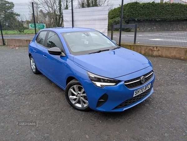 Used Vauxhall Corsa 75 HP (55 kW) 2020 Blue Hatchback