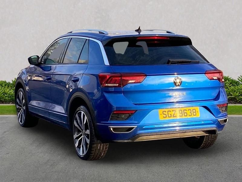 Used VW T-Roc R-line 150 HP (110 kW) 2020 Blue SUV