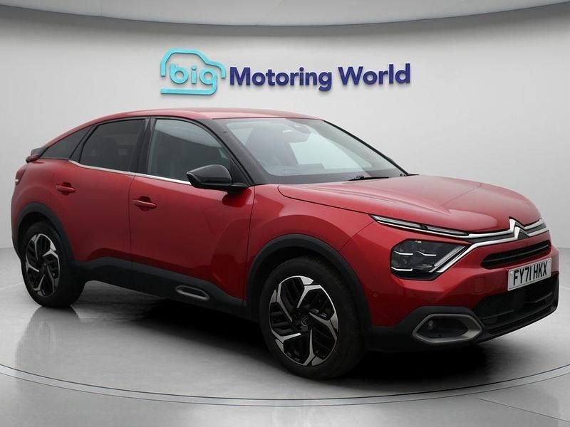 Red Used 2021 Citroën C4 PureTech Hatchback | £11,200 (Good price) - Image 1/4