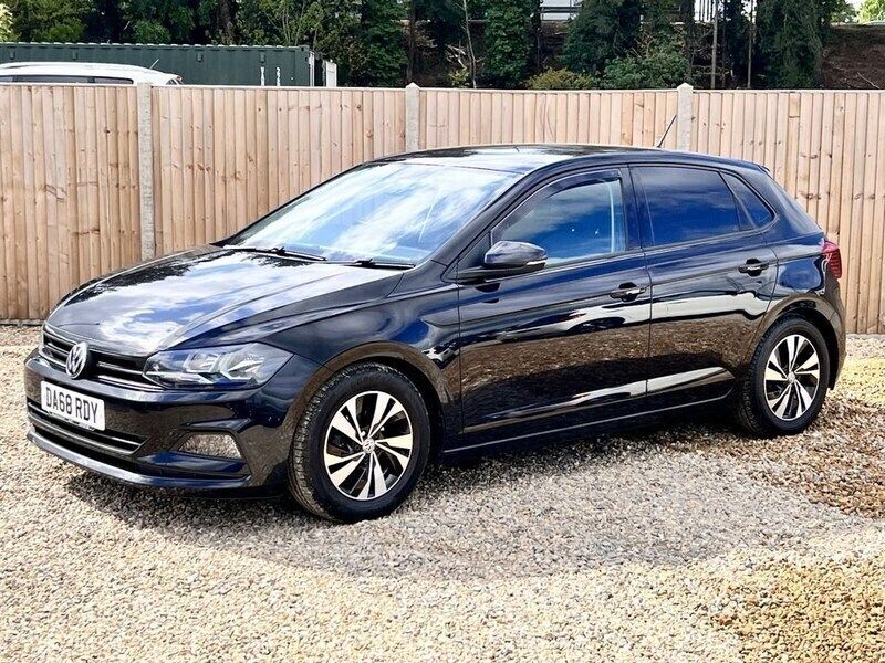Black Used 2018 VW Polo SE Hatchback | £9,800 (Fair price) - Image 1/4