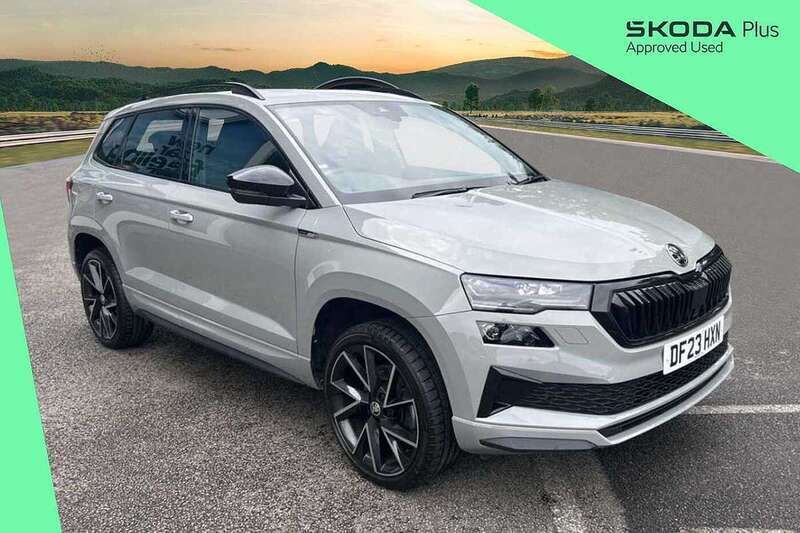 Grey Used 2023 Skoda Karoq SportLine SUV | £24,995 (Fair price) - Image 1/3