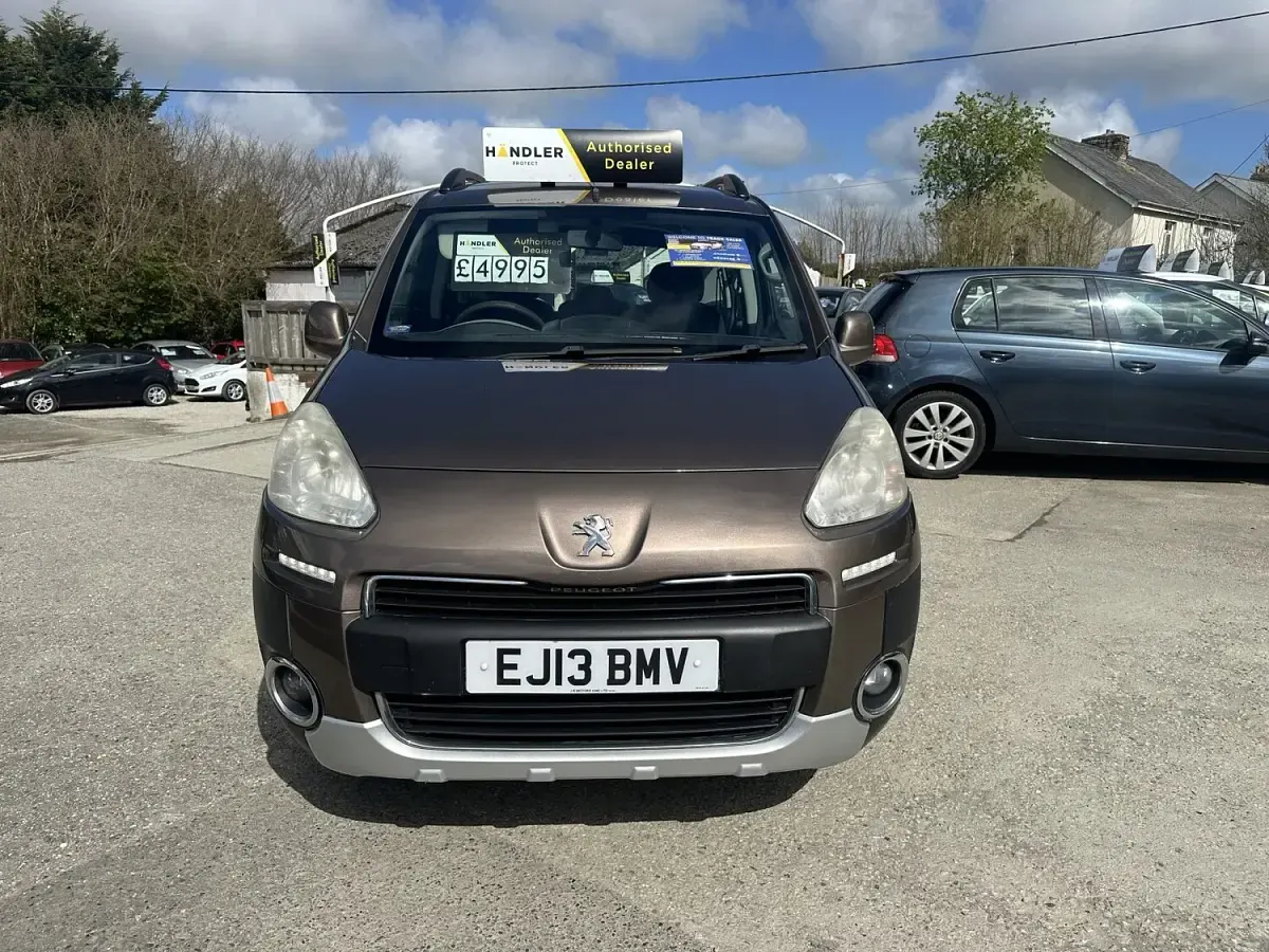 Used Peugeot Partner Tepee Outdoor 92 HP (67 kW) 2013 Brown MPV