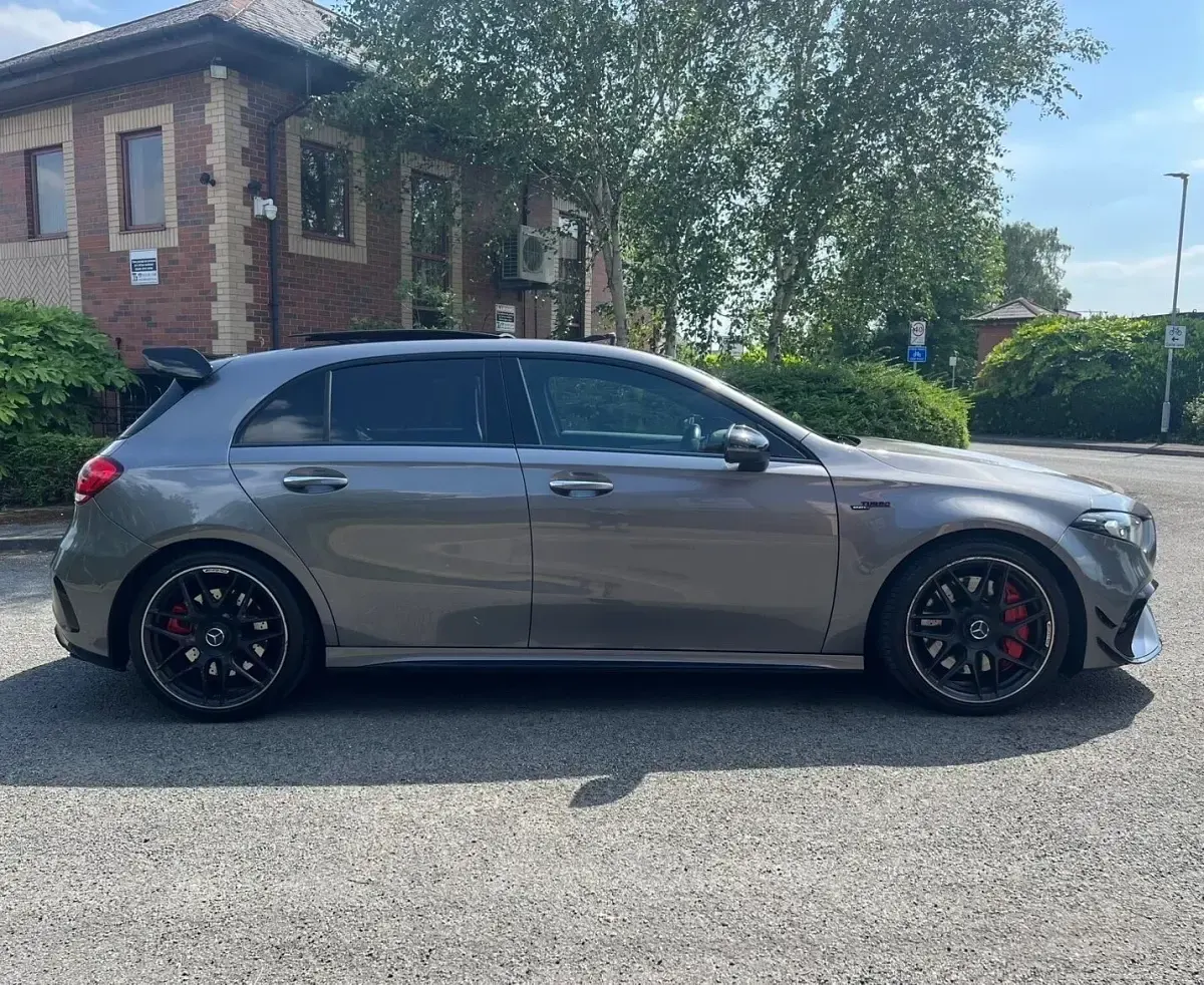 Used Mercedes A45 AMG 421 HP (309 kW) 2021 Grey Hatchback