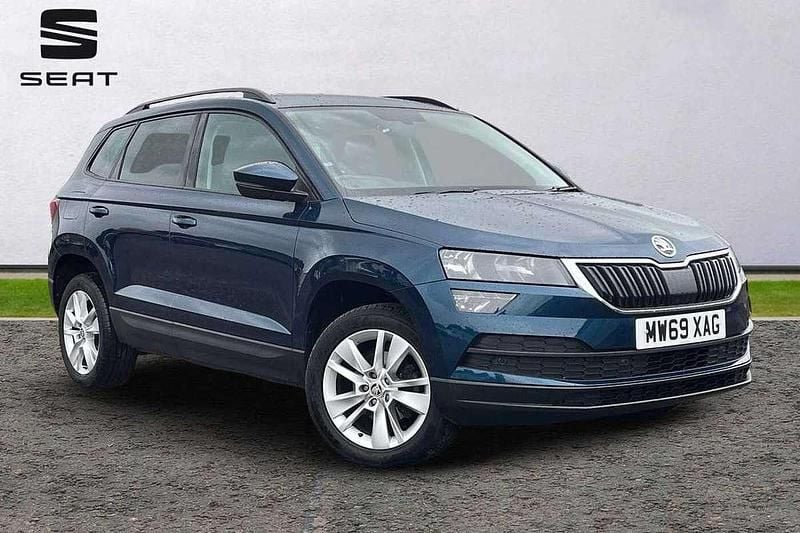 Blue Used 2019 Skoda Karoq SE Technology SUV | £11,795 (Fair price) - Image 1/4