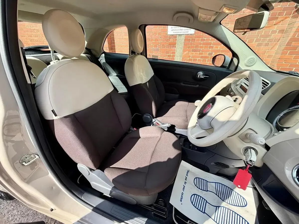 Used Fiat 500 S 69 HP (50 kW) 2013 Beige Hatchback