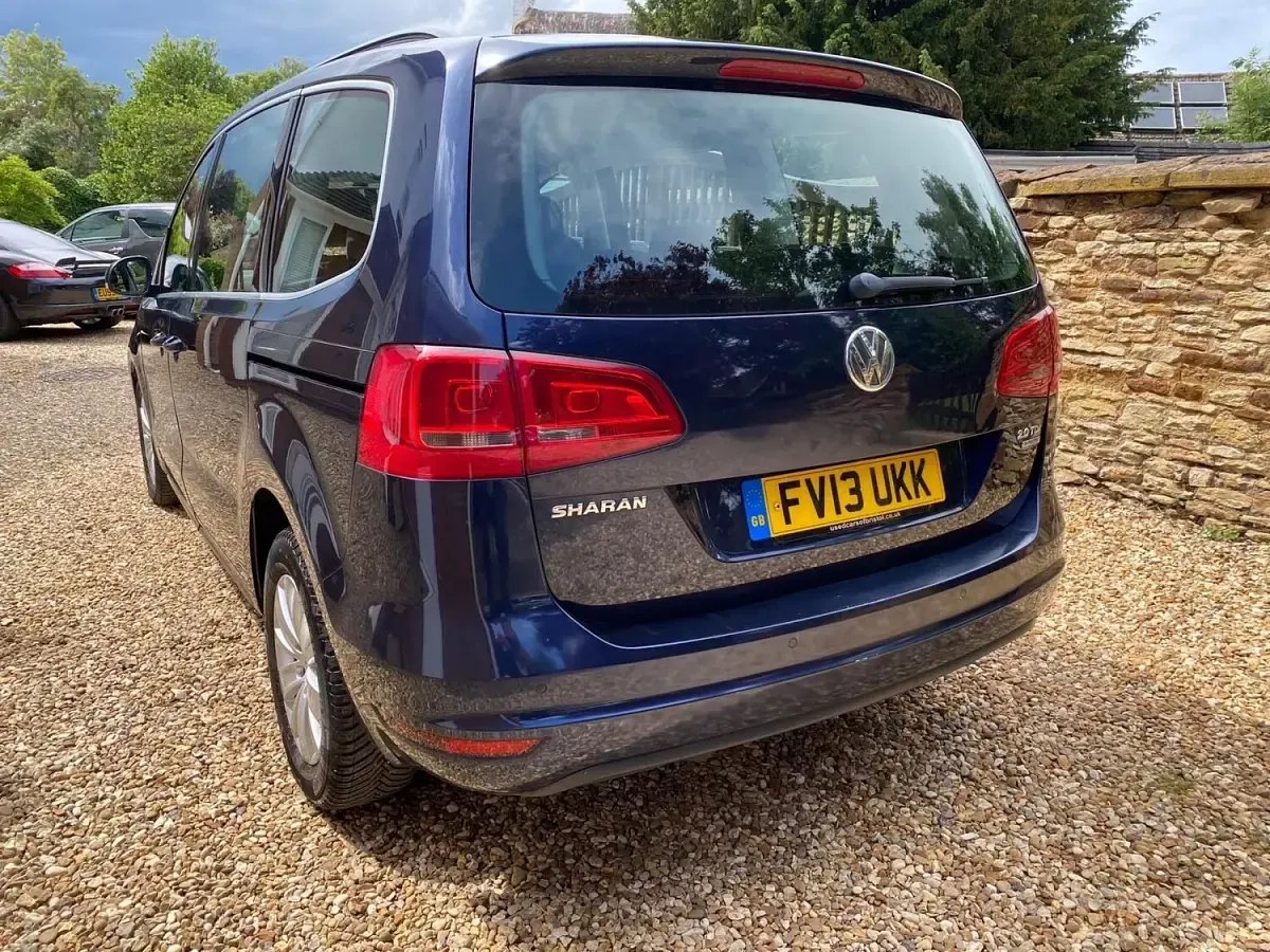 Used VW Sharan SE 140 HP (102 kW) 2013 Blue MPV