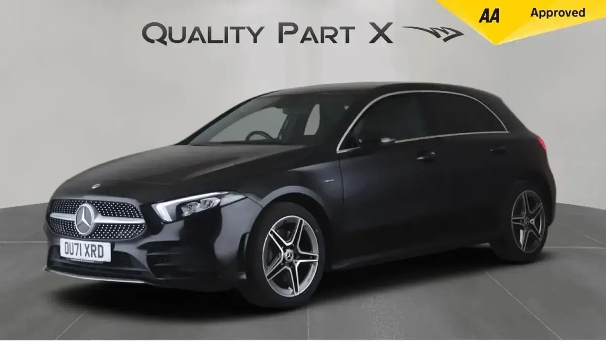 Used Mercedes A250 AMG line 2021 Black Hatchback