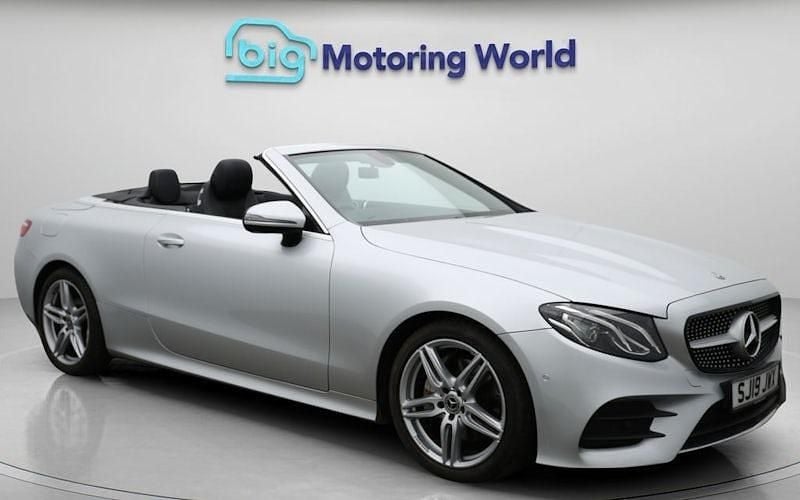 Silver Used 2019 Mercedes E220 AMG line Cabriolet | £21,200 (Fair price) - Image 1/4