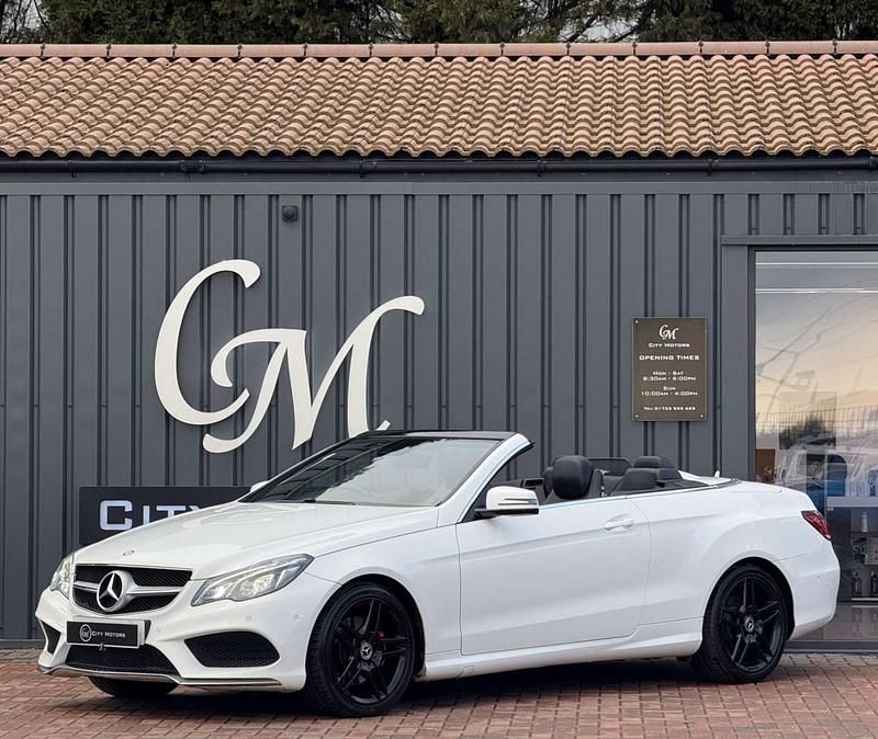White Used 2016 Mercedes E220 AMG line Cabriolet | £10,990 (Fair price) - Image 1/4