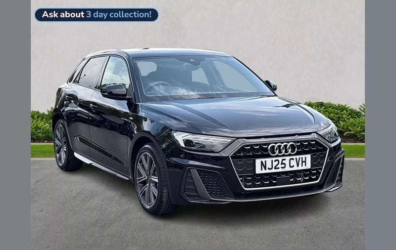 Black Used 2025 Audi A1 S-Line Hatchback | £24,943 (Fair price) - Image 1/4
